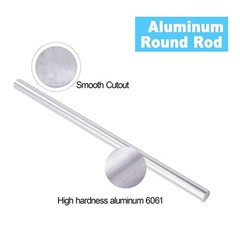 High-Quality 6061 Aluminum Round Bar – 12″ Long 5/8″ Diameter Extruded Rod