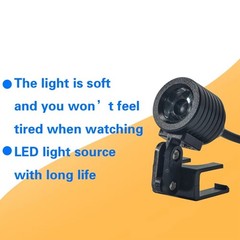 3.5X Dental Medical Surgical Binocular Loupes Headband Magnifier w LED Headlight