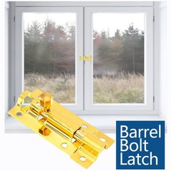 Zorfeter 2 Inch Barrel Bolt Latch, Stainless Steel Slide Door Latch Lock with…