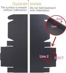 50-Count Small Cardboard Boxes – Black Shipping Boxes