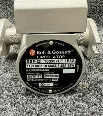 Bell & Gossett 103357LF SSF-22 Stainless Steel Circulating Pump, Potable, 1/8 Hp