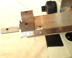 OMAX Microscope with Metric Sliding Ruler Measuring Stage, 295mm. with WF 10X/18