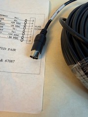 Amphenol Sine Systems 67085 RJ45 Industrial Cable CAT5e Power/Data Hybrid Cable