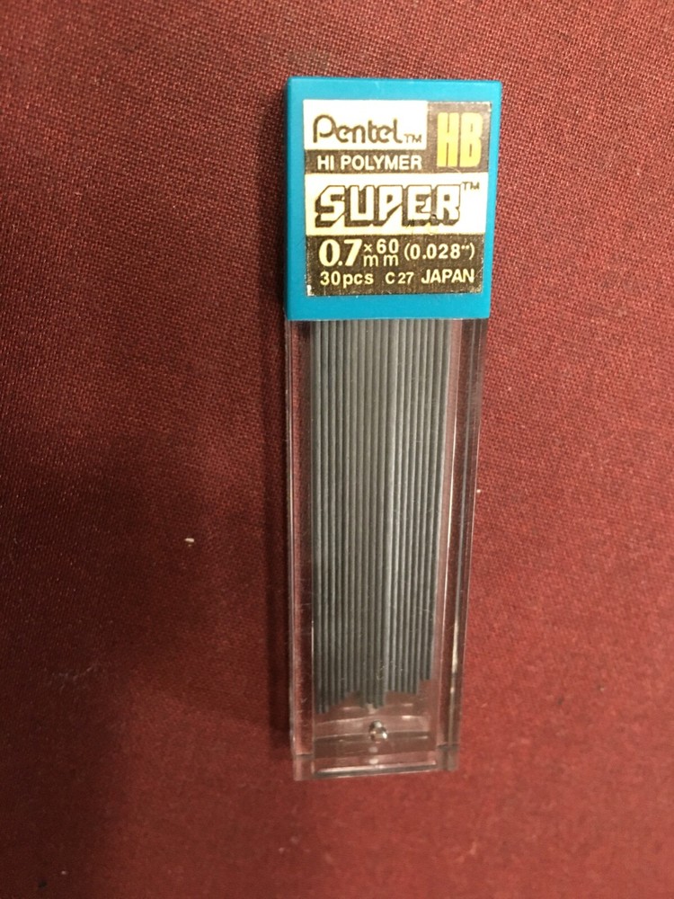 Pentel Super Hi-polymer Lead Refill – 0.70 Mm – Hb (C27BPHBK6)