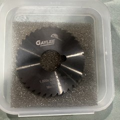 Gaylee Solid Carbide Slitting Saw Blade, 1.699 x .5118