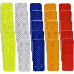 20pcs High Visibility Reflective Tape, Waterproof, Nighttime Visibility Decals