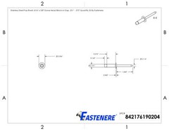 Stainless Steel Pop Rivets 3/16″ x 3/8″ Dome Head Blind 6-6 Quantity 50