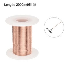 0.07mm Magnet Wire 9514ft Enameled Copper Wire Enameled Magnet Winding Wire 100g