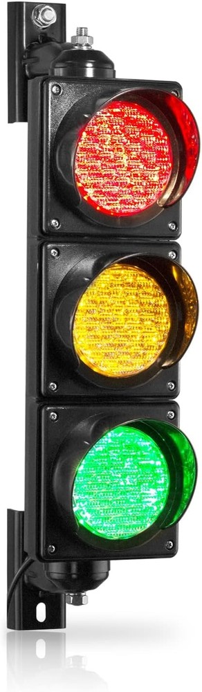 BBMI AC85-265V(4 inch) Traffic Light, Red Yellow Green Black,Green,Yellow