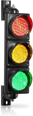 BBMI AC85-265V(4 inch) Traffic Light, Red Yellow Green Black,Green,Yellow