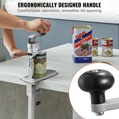 Uimoso Commercial Manual Can Opener with Table Clamp 11.8-inch Heavy Duty Design