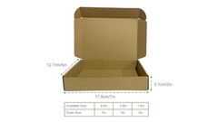 7x5x2 Inch Set of 50 Pack Brown Corrugated Shipping Boxes – Cardboard Boxes f…