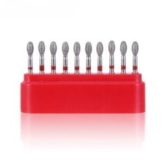Dental Diamond Burs #379-023F/368-023F Egg Fine Cutting Gritting High Speed Grip