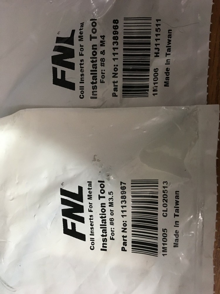 General Use Installation Tool For #6-32, #8-32, M4-0.7 Wire Inserts