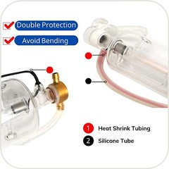 40W 50W 60W 70W 80W 100W 130W 150W CO2 Laser Tube for Laser Engraving Engraver