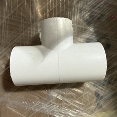 Lot of 10 DURA PVC Tee 1/2” Sch 40 Slip x Slip x Slip White Pipe Fittings NEW