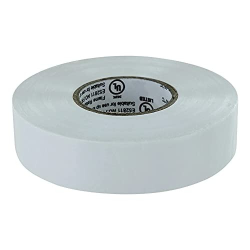 White Electrical Tape – 20 Roll Pack (60′ x 3/4″ x 0.07″ )