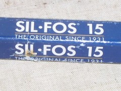 3 LUCAS MILHAUPT 95150 SIL-FOS 15 % SILVER ALLOY HVAC GRADE BRAZING RODS
