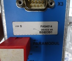 *PRISTINE* FAS4014 POSIDRIVE 0.75KW 1HP 400/480VAC IP20 W/ PRINTED MANUAL (481)