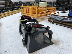 72 inch MS Attachments skid steer grapple bucket