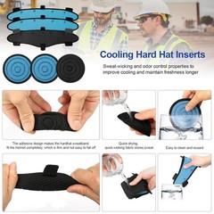 Washable Reusable Hard Hat Top Pads and Sweatbands Safety Helmet Accessories