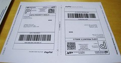 500 Rounded Corner Shipping label sheets, 2 labels per sheet , 1000 Total Labels