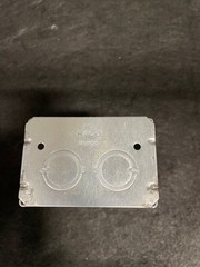 HUBBELL 694 Electrical Box 79.5 cu.in 5 Gangs, Steel, Rectangular Shape Qty 10*