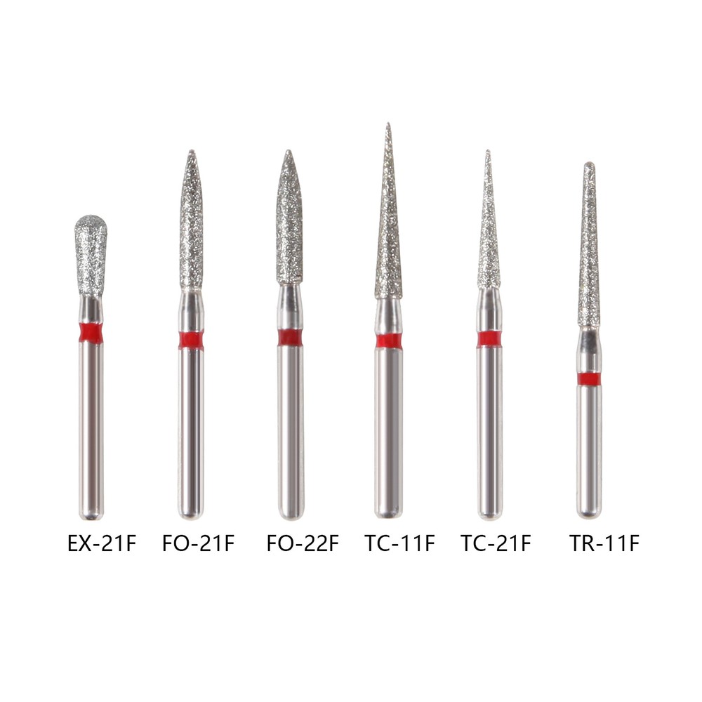 42Type Dental Diamond Burs FG Drill for High Speed Handpiece 1.6mm Coarse/Fine