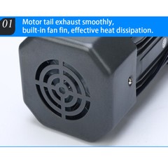 Reversible AC Gear Motor Electric Variable Speed Controller 27 RPM/MIN 1:50 110V