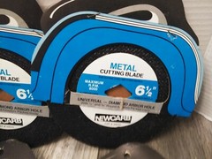 NOS NewCarb / WallaceMurray Cat#: 34010. 6½” Metal Cutting Blade ( 4PK ) U.S.A.
