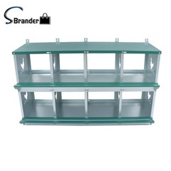 Easy To Install 8 Hole Metal Chicken Nesting Boxes For Chicken Hens Laying Eggs
