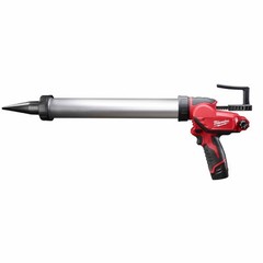 Milwaukee 2442-21 M12 20oz. Aluminum Barrel Sausage Style Caulk/Adhesive Gun Kit