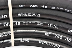 50′ MSHA Approved 5/8″ .625″ Flame Resistant High Temperature Hydraulic Hose