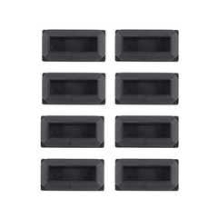 4pcs Universal Shipping Container Shelving Brackets Powder Coated 19.6”x59.3”