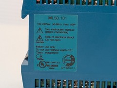 Puls ML50.101 Industrial Power Supply, 50 Watt, 100-240VAC, 1.0-0.4A