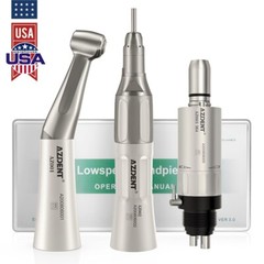 AZDENT Dental LED High Speed Handpiece /Contra Angle/Straight/Air Motor 2/4Holes