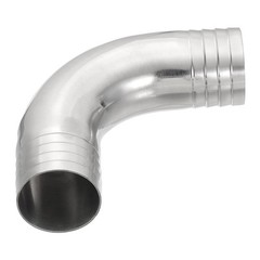 1 1/2in Hose Barb Fitting 90 Degree Elbow Hose Pipe Fitting 304 Stainless Steel