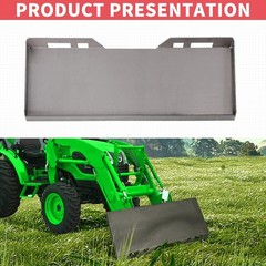 Durable 1/4″ Skid Steer Attachment Plate – Easy Installation for Bobcat & Kubota