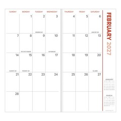 2027-2028 Maximal Mirage Small Monthly Pocket Planner