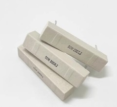 50W High-power Cement Resistor 1R/2/3/4/5/6/8/10/12/20/25/100 ohms/200 ohms 1K2K