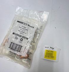 QTY 5 NIBCO 9035000PC PC604P ADAPTER, 1/2 INCH X 1/2 INCH, PEX X PRESS COPPER