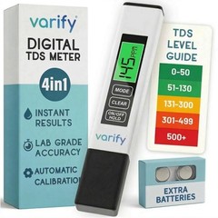 Instant 4-in-1 TDS Meter Digital Water Tester for Drinking | 1 Pack