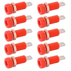 10pcs Banana Jack Socket Durable Connectors For Electronic Instruments