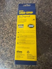 Irwin Vise-Grip 8 Inch Locking Pliers/Sheet Metal Clamp (8R #23)