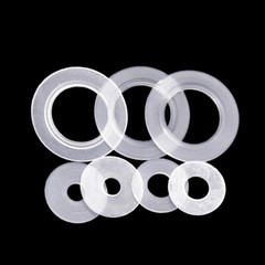 Nylon Plastic Flat Washers Insulating Washer Rubber Round Gasket Soft M3 M4-M20