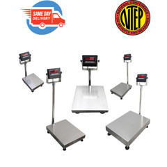 Digital 12” x 12” Bench Scale NTEP Weighing Receiving Scale 100 lb x 0.02 lb