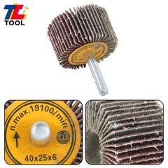 1-1/2″ x 1″ x 1/4″ Aluminum Oxide Shank Mounted Flap Wheels 60 Grit – 5 Pack