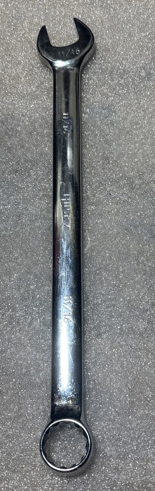 Vintage Husky USA 37022 11/16″ Full Polish Combination Wrench