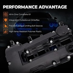 55573746 Engine Valve Cover Complete Kit for Chevy 2011-2020 Cruze Sonic Trax…