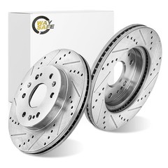 330mm Drilled Slotted Front Rotors 6 Lug Yukon Sierra 1500 Silverado Tahoe 55097